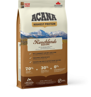 NS CANADA EMEA APAC ACANA Highest Protein Ranchlands Dog Front Right 114kg_144 NS CANADA EMEA APAC ACANA Highest Protein Ranchlands Dog Front Right 114kg_144