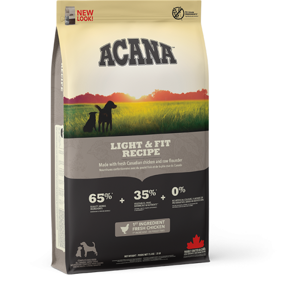 NS CANADA  EMEA ACANA Dog Light  Fit Recipe Front Right 114kg_106