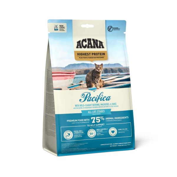 ACANA Cat Highest Protein Pacifica Front Right 340g EMEA APAC_1239