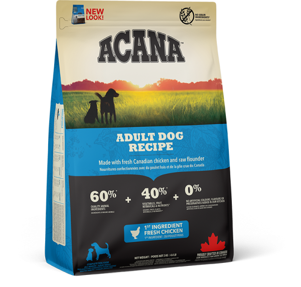 NS CANADA  EMEA ACANA Dog Adult Recipe Front Right 2kg_90