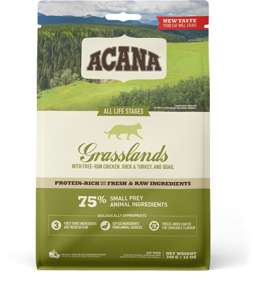 NS ACANA Cat Grasslands Front 340g_1230