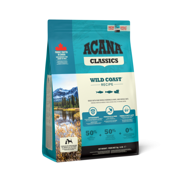 ACANA Classics Wild Coast Recipe Front Right 2kg Canada EMEA APAC_60
