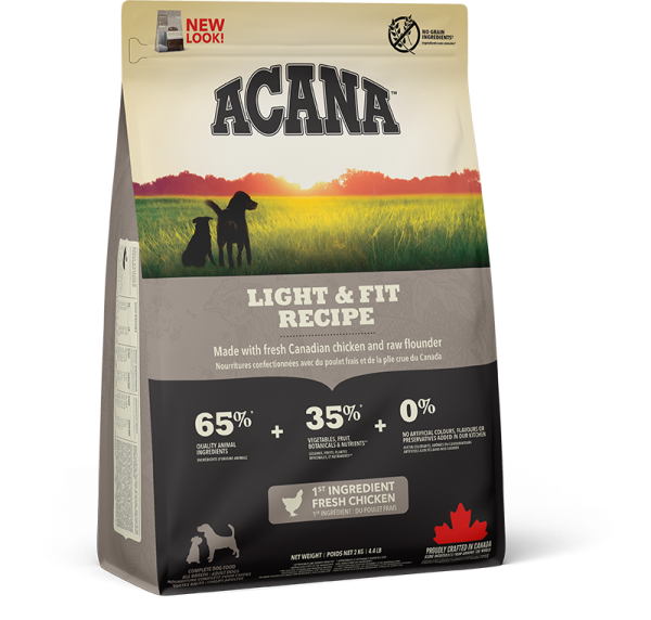 NS CANADA  EMEA ACANA Dog Light  Fit Recipe Front Right 2kg_103