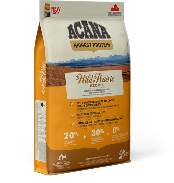 NS CANADA EMEA APAC ACANA Highest Protein Wild Prairie Dog Front Right 6kg_131