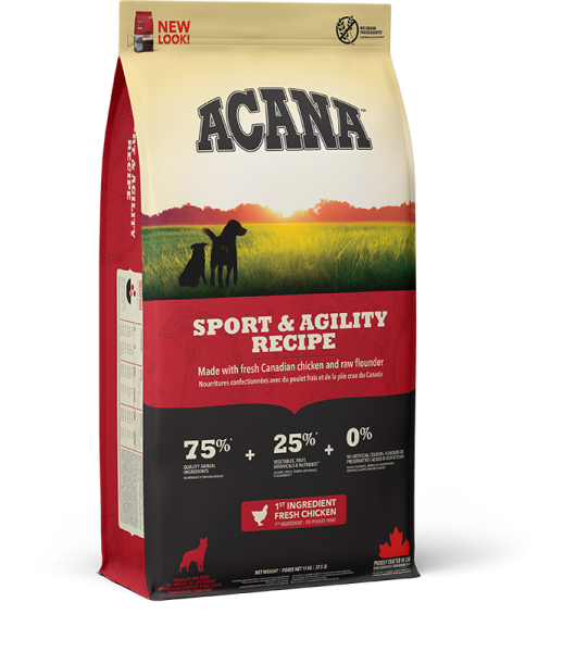 NS CANADA  EMEA ACANA Dog Sport  Agility Recipe Front Right 17kg_101