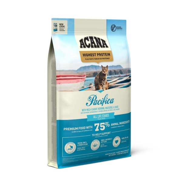 ACANA Cat Highest Protein Pacifica Front Right 45kg EMEA APAC_1228