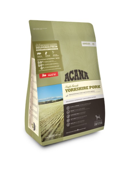 NS ACANA Singles Dog Yorkshire Pork Front Right 2kg_120